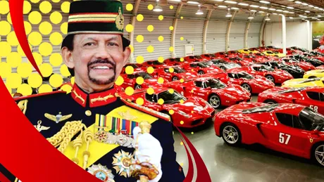 Câte mașini are în garaj cel mai bogat prinț din lume? De patru ori mai multe decât populația unui oraș din România