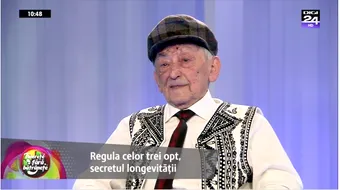 Cazul exceptional al romanului de 95 de ani, sanatos tun! „Lucrez 10 ore pe zi si dimineata si seara ma plimb 20 de minute!” Sfaturile lui iti vor schimba viata VIDEO