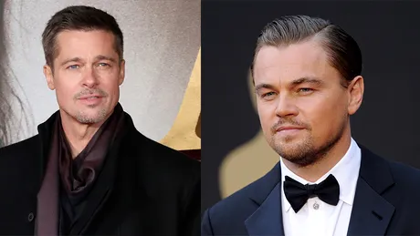 Leonardo DiCaprio si Brad Pitt, protagonistii filmului Once Upon a Time in Hollywood. Vezi cum arata primul poster