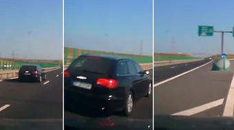 Un sofer, la un pas de moarte pe autostrada. Manevra acestuia a iscat controverse. Vezi cine are dreptate