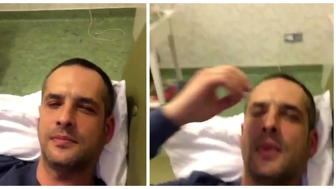 Madalin Ionescu, pe patul de spital 