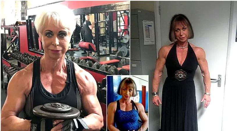 Bunicuta culturista! Are 68 de ani si este blindata de muschi. Nu mai exista nimeni care sa arate asa la varsta ei!