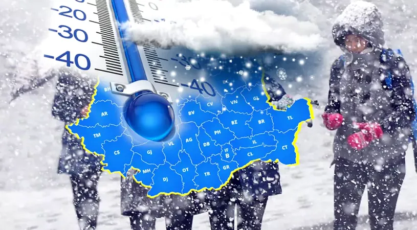 Meteorologii Accuweather au modificat prognoza. Pe ce dată exactă vin ninsorile în toată România