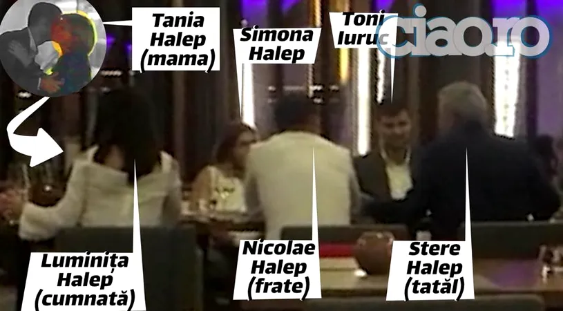 Simona Halep si milionarul Toni Iuruc si-au oficializat relatia? Au iesit la restaurant cu parintii reginei tenisului, iar Toni n-a venit cu mana goala VIDEO
