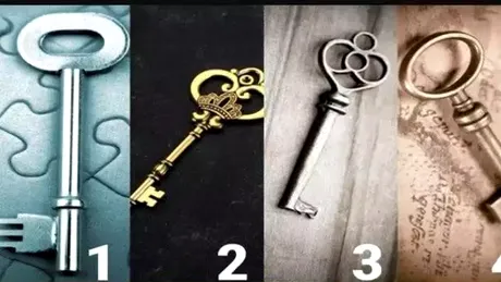 Alege una dintre cele patru chei și află ce spune despre trăsăturile tale ascunse de personalitate