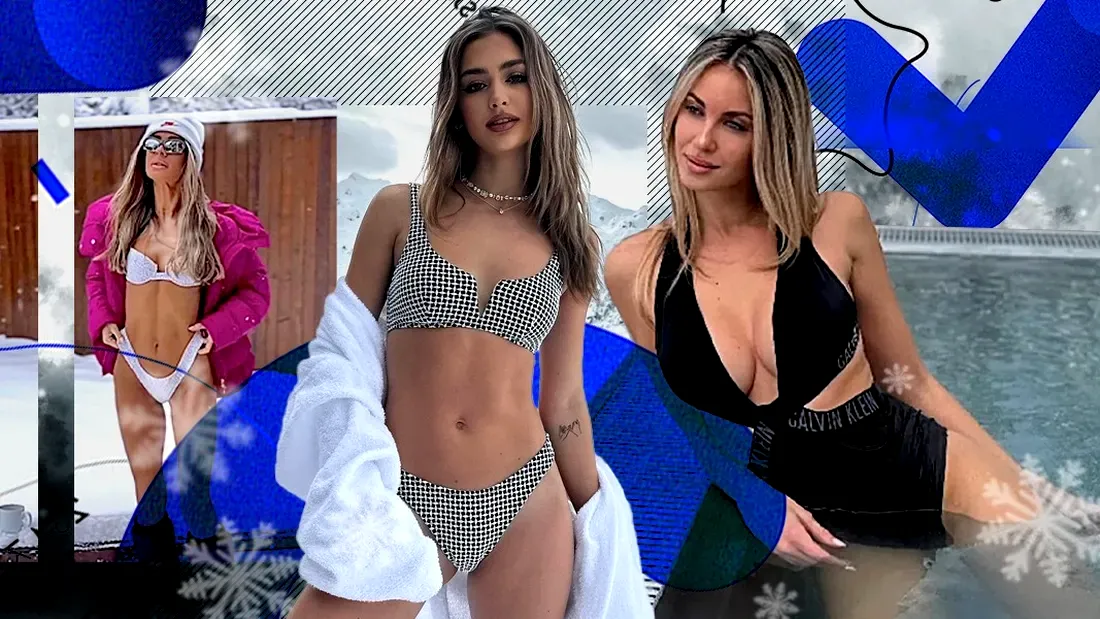 Vedetele din România, surprinse în zăpadă. Unele au pus mâna pe lopată, altele s-au distrat în ger