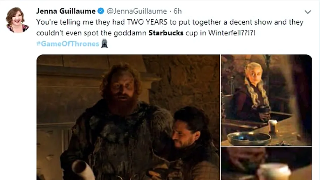 Pahar de cafea, in Game of Thrones! Reclama mascata sau pur si simplu o gafa?!