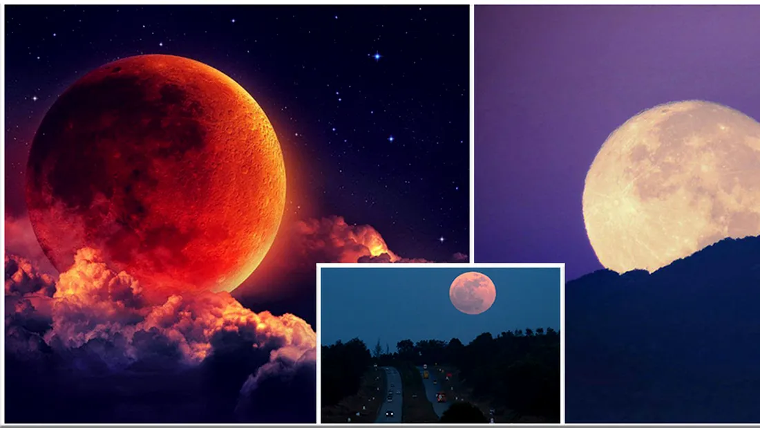 Ce este Super Luna albastra sangerie si cand va putea fi vazut acest fenomen astronomic rar si din Romania!