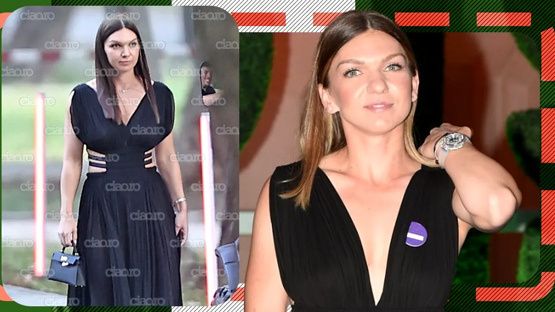 Simona Halep a ales o ţinută specială pentru nunta lui Ianis Hagi. La ce eveniment important a mai îmbrăcat rochia neagră