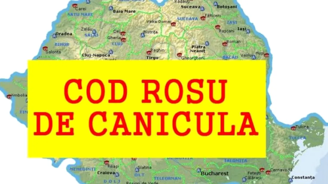 Canicula pana luni: ce zone din Romania se vor topi :(