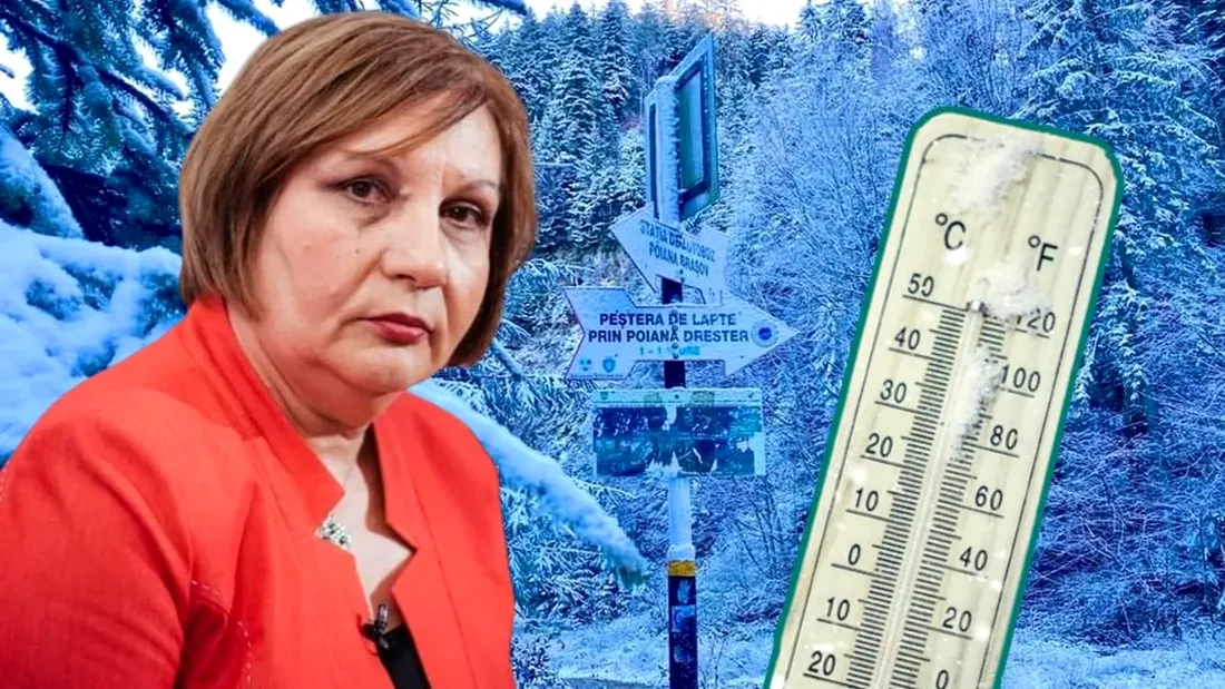 Elena Mateescu, șefa ANM, trage un semnal de alarmă! Vremea o ia razna: De la 19 grade, trecem la minus 10 grade