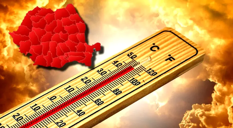 Alertă de la ANM! COD ROŞU de caniculă în următoare 5 zile + Temperaturile ajung până la 50 de grade Celsius