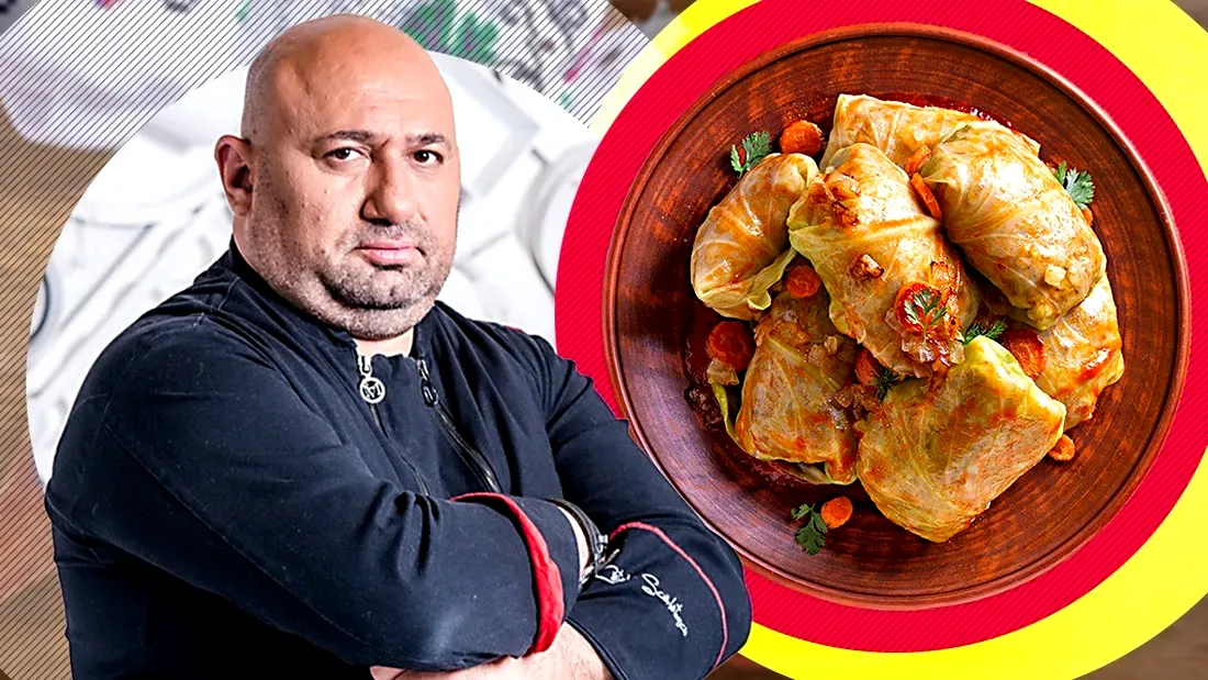 Cum să prepari cele mai delicioase sarmale, după reţeta lui Cătălin Scărlătescu. Ingredientul secret folosit de juratul de la MasterChef