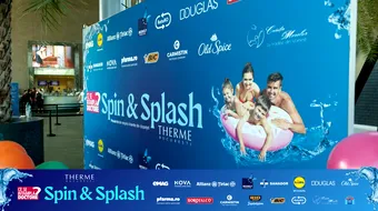Distracție și voie bună, în a doua zi de „Spin & Splash by CSID” și THERME București