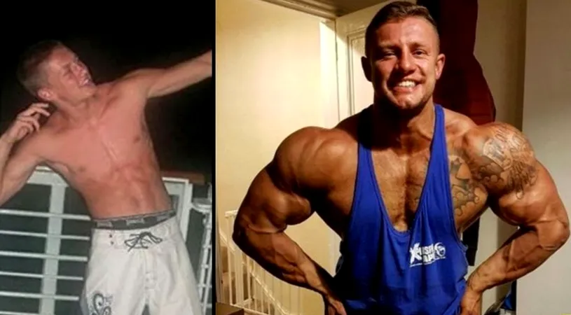 Din slab in culturist! Cum a reusit acest baiat sa se transforme in scurt timp. A consumat un aliment pe care nutritionistii il blameaza