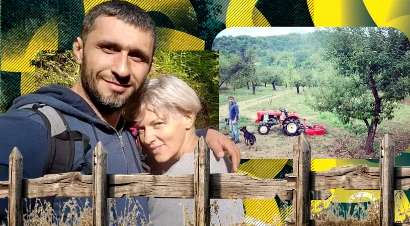 Dana Nălbaru și Dragoș Bucur, imagini din gospodăria pe care o au la țară. Prezentatorul de la PRO TV se ocupă de arat, iar soţia şi copiii de livadă