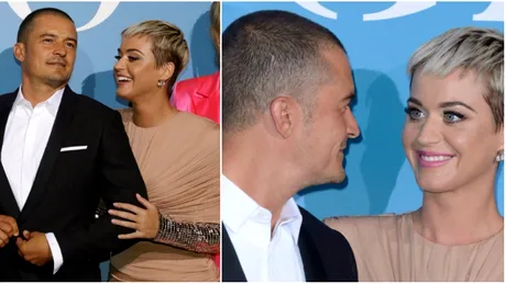 Surpriza pe covorul rosu! Katy Perry si Orlando Bloom si-au facut prima aparitie in calitate de cuplu. Sunt total indragostiti!