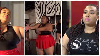 E imensa, dar toti raman muti cand se dezbraca si incepe sa danseze la bara! VIDEO