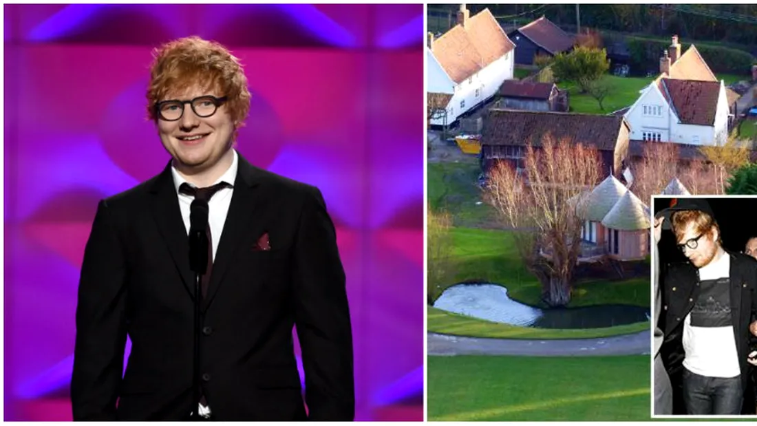 Ed Sheeran se transforma intr-un adevarat magnat imobiliar! Artistul a scos din buzunar peste 40 de milioane de lire pentru cateva proprietati!