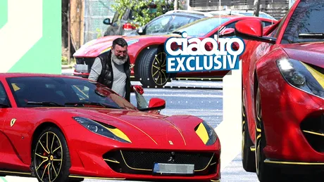 Are garaj ”calificat”! Cunoscutul milionar Nicorescu a făcut ”paradă” fără audiență cu cel mai rapid Ferrari din istorie