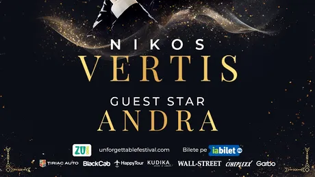 Ce declară Andra despre Nikos Vertis, înainte de show-ul extraordinar de la Unforgettable Festival