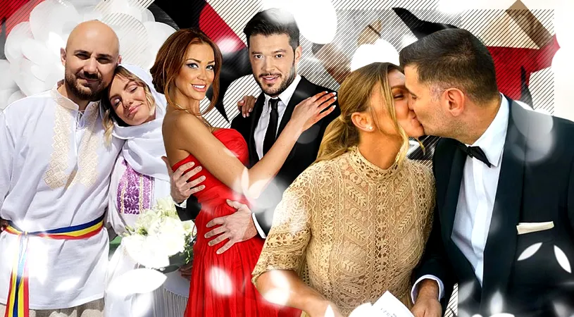 TOP CIAO.RO | S-au despărţit cu scandal! Cele mai scurte căsnicii ale vedetelor din România