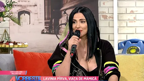 Lavinia Pirva, aparitie la tv cu un decolteu impresionat! Am luat cateva kilograme in plus, dar eu zic ca arat destul de bine!