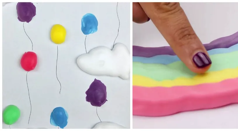 Ce tare! Cum faci vopsea pufoasa pentru copilul tau! Picturile lui vor iesi in evidenta asa VIDEO