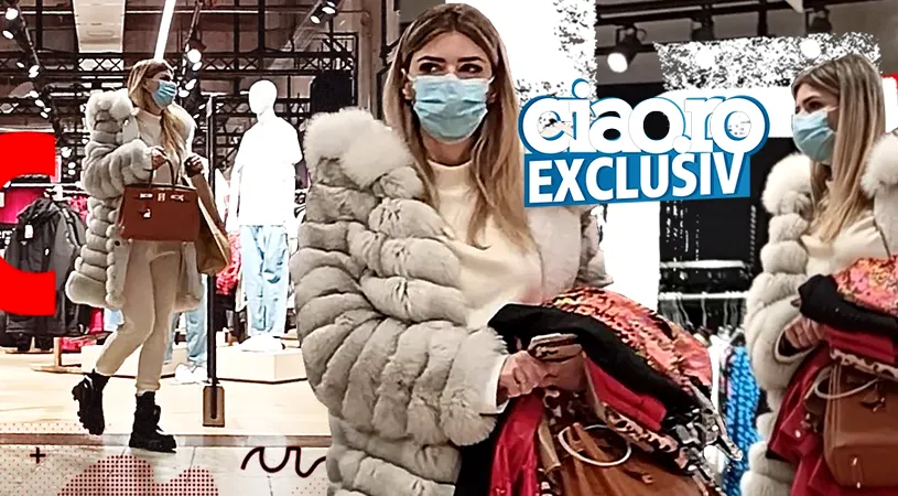 Ioana Filimon a ieșit la vânătoarea de reduceri îmbrăcată într-o haină de blană de sute de euro