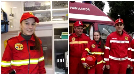 Povestea incredibila a adolescentei de 17 ani, voluntar la SMURD! Andreea participa la misiuni de salvare si vrea sa devina medic