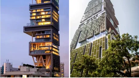VIDEO! E cea mai mare si cea mai scumpa casa din lume in care locuieste doar o singura familie! Blocul cu 27 de etaje din Mumbai care a costat 1 miliar de euro!