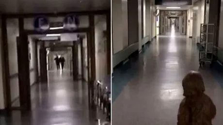 Femeia si-a scos rapid telefonul si a filmat holul unui spital! E de-a dreptul infiorator ce se aude pe fundal. VIDEO socant