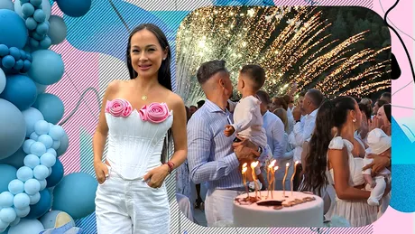 Vlăduța Lupău i-a organizat un botez ca în basme fiului ei, Isaia! Pepe, Horia Brenciu și Maria Dragomiroiu au întreținut atmosfera