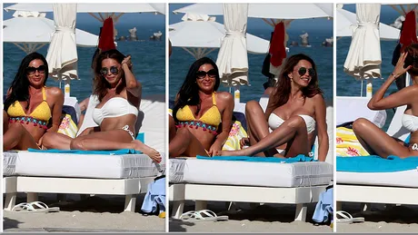 Cristina Spatar, sexy la plaja! Ce bine arata cantareata de cand e divortata