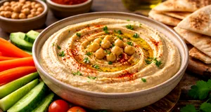 Rețetă de hummus pentru Postul Paștelui: cremos, sănătos și extrem de ușor de făcut