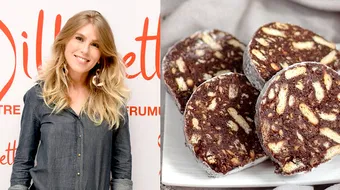 Reteta de vedeta. Cum face Corina salamul de biscuiti, desertul ei preferat. Te lingi pe degete!