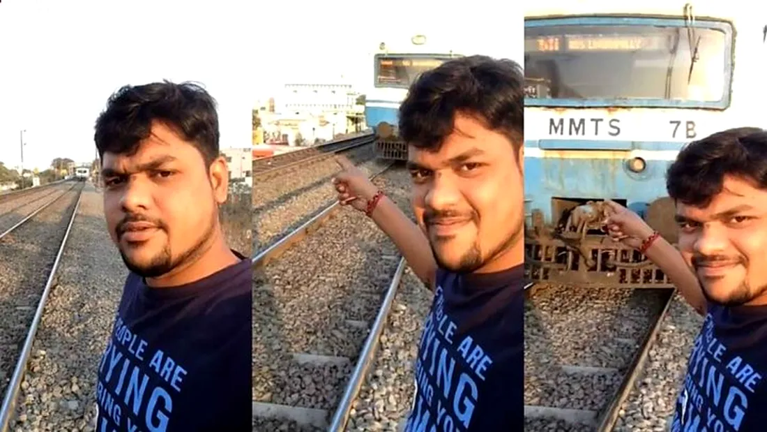 A vrut selfie cu trenul si s-a apropiat prea mult. Ce s-a intamplat cu acest tanar disperat dupa Like-uri VIDEO