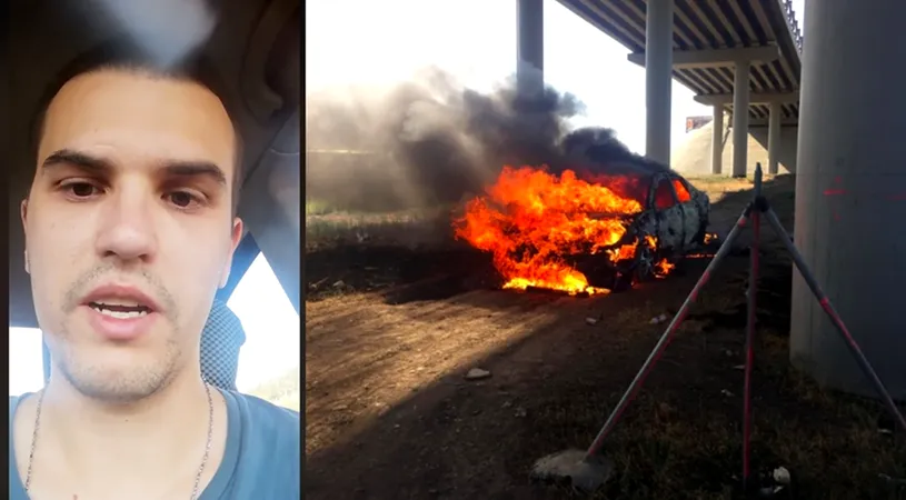 Matusa lui Adrian Lipan, tanarul care si-a dat foc in masina, in Medgidia, spune tot adevarul: Sper ca Dumnezeu vede si il pune sa plateasca