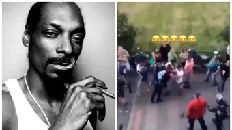 Snoop Dogg s-a amuzat teribil pe seama protestelor din tara noastra! Cum a facut misto de jandarmi
