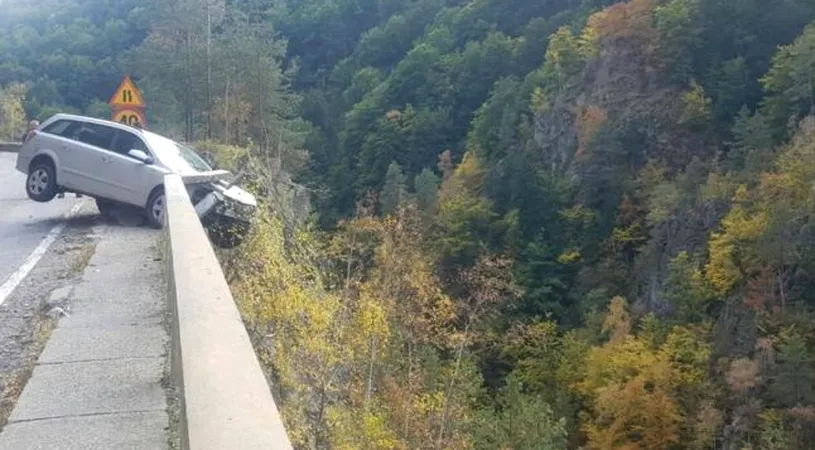 S-a aruncat cu masina in gol pe Transfagarasan. Fostul jandarm a fost gasit decedat intr-o prapastie