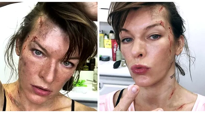 Milla Jovovich, vanata si zgariata toata! Fanii ei s-au speriat teribil