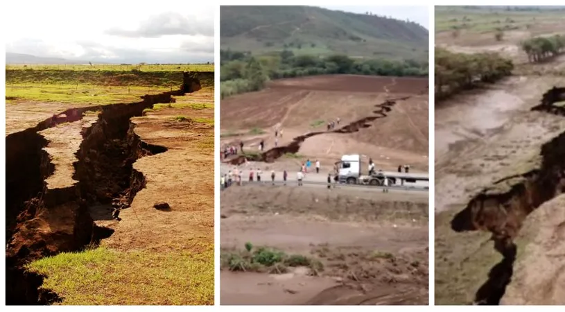 Imagini apocaliptice in Africa! O crapatura uriasa a aparut in pamant si se intinde pe zeci de kilometri. Marturiile socante ale geologilor: continentul este la un pas de catastrofa VIDEO