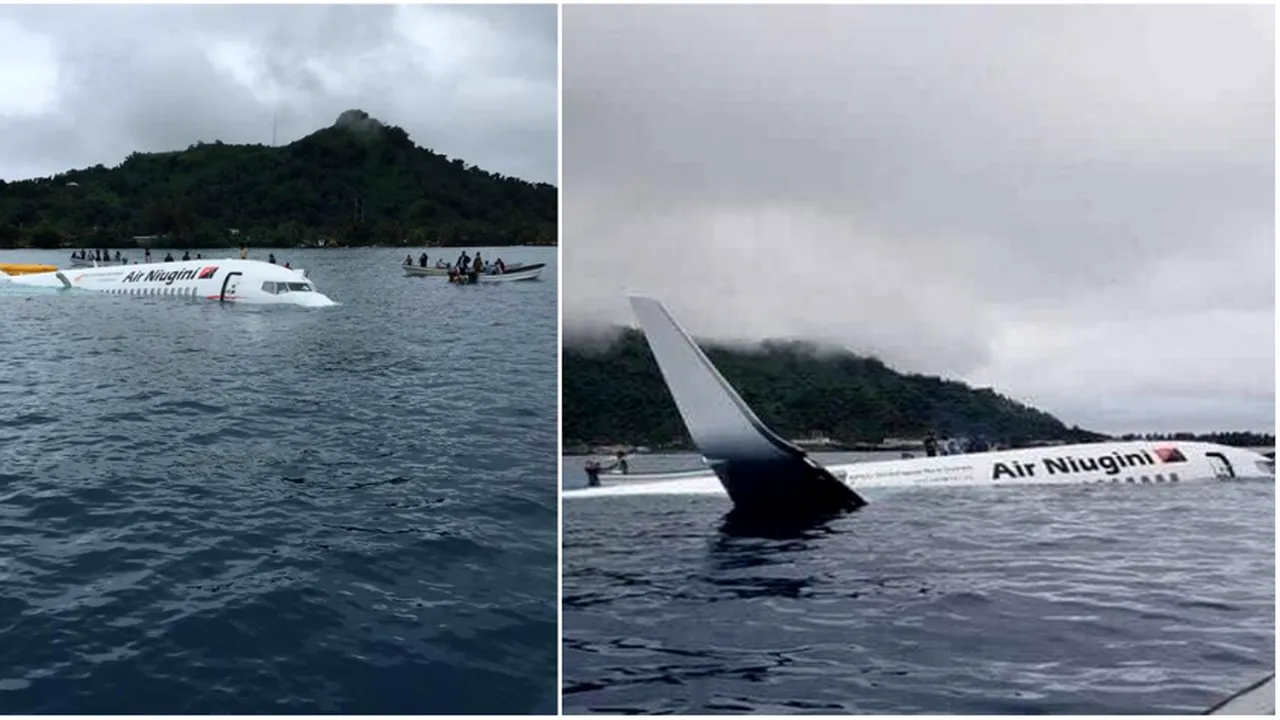 Un avion s-a prabusit in Oceanul Pacific! 