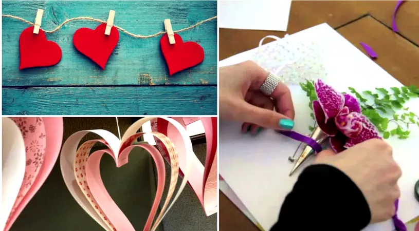 Cadouri handmade de Valentine’s Day! Le poți face foarte ușor, în doar câteva minute!