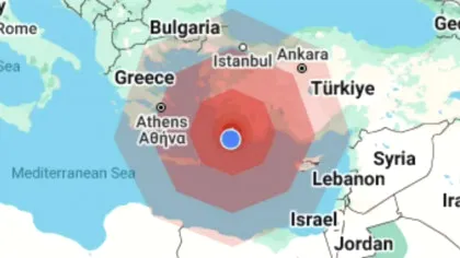 Cutremure puternice în Grecia și Turcia. Oamenii s-au aruncat de la geam