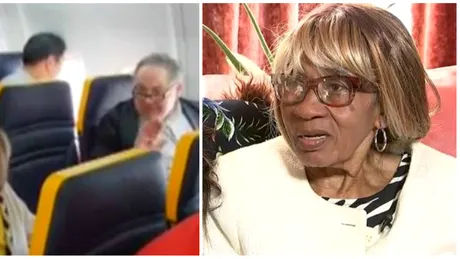 Barbatul a umilit o femeie de culoare, care statea langa el in avion! A inceput sa faca gesturi socante. Imaginile VIDEO sunt greu de privit