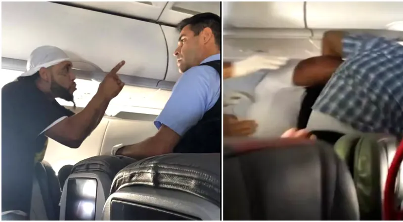 Pasagerul s-a imbatat in avion si a luat-o razna cand stewardesele au refuzat sa ii mai aduca bere! Ce a putut sa le faca oamenilor. Imaginile VIDEO sunt socante