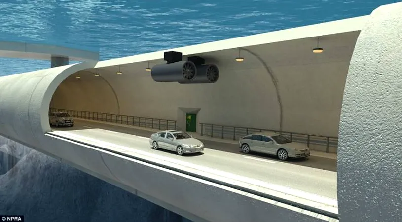 Autostrada din tunelul subacvatic este cea mai noua “minune” din Norvegia! Costa peste 20 de miliarde de euro, dar va scurta pe jumatate o calatorie de 21 de ore!