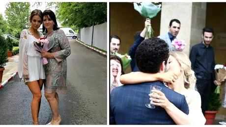 Oana Matache a lesinat de doua ori in timpul slujbei de la biserica :( Imagini de la eveniment VIDEO