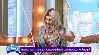 Margherita de la Clejani, aparitie de infarct la Maruta in emisiune! „Nici nu pot sa ma uit la tine! Sa nu-ti dai sacoul jos daca ti-e cald!” VIDEO